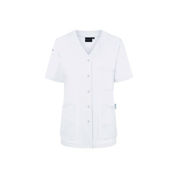 Short-Sleeve Ladies' Tunic Essential, from Sustainable Material , 65% GRS Certified Recycled Polyester / 35% Conventional Cotton