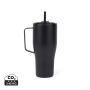 VINGA Eos voyager RCS recycled RVS 800 ML, zwart, zwart