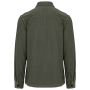 Ecologisch ribfluweel herenjasje Washed Organic Khaki S
