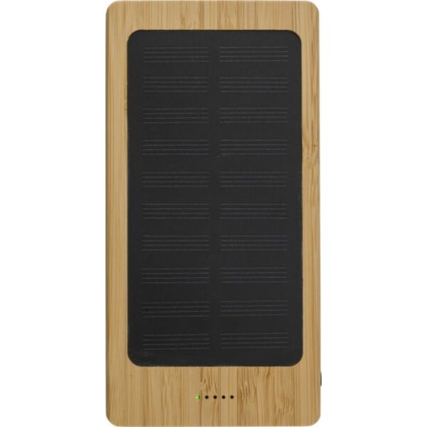 Bamboe powerbank zonne-energie Joan