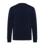 Iqoniq Etosha lichtgewicht gerecycled katoen sweater, donkerblauw (S)