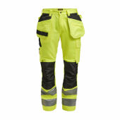 2377 Hi-vis trousers hp geel/zwart D120