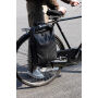 Urban waterbestendige fiets rugzak, zwart, grijs