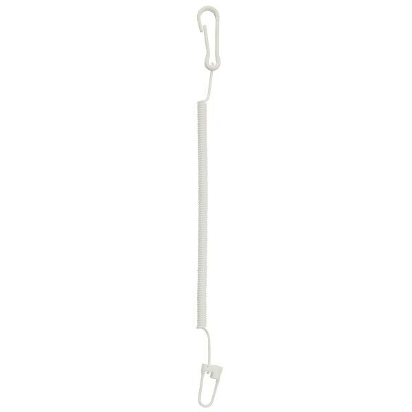 Plastic spiral, white