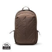 KENTO URBAN RCS  recycled nylon 15,6 inch rugzak met voorvak, bruin
