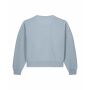 Stella Alma Vintage - Garment-dyed crewneck sweatshirt met een vrouwelijk cut - G. Dyed Blue Stone (XS)