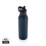 Avira Ara RCS Re-steel fliptop water bottle 500ml, navy