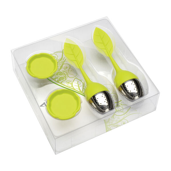 Set of 2 tea strainers REFLECTS-TYNEMOUTH - green Set of 2 tea strainers REFLECTS-TYNEMOUTH - green