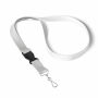 Afneembare polyester lanyard in Pantone-kleur met zeefdruk en J-haak Afneembare polyester lanyard in Pantone-kleur met zeefdruk en J-haak