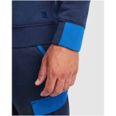 Maverick 280 g/m2 herentrui met halve rits - Lood/Oranje - S Maverick 280 g/m2 herentrui met halve rits - Lood/Oranje - S