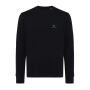 IQONIQ Etosha lichtgewicht gerecycled katoen sweater, zwart (XL)