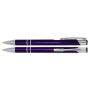 Aluminium balpen Marseille Paars - Blauwe inkt