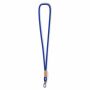 Polyester koord-keycord met bamboe plaatje