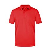 Men's Elastic Polo red/white 3XL