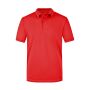 Men's Elastic Polo red/white XXL