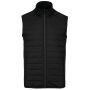 Sportjas in twee stoffen zonder mouwen black/black 3XL