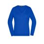 Ladies' V-Neck Pullover royal XS
