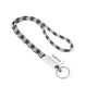 Polyester 2-kleurige koord-lanyard met full color label