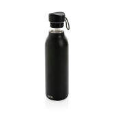 Avira Avior RCS gerecycled roestvrijstalen fles 500 ML, zwart