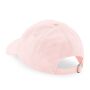 LOW PROFILE 6 PANEL DAD CAP, PASTEL PINK, One size, BEECHFIELD