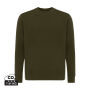 IQONIQ Etosha lichtgewicht gerecycled katoen sweater, khaki (XL)