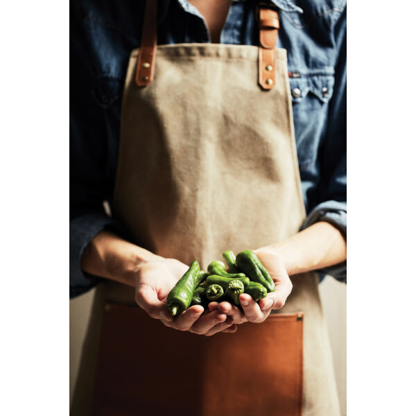 VINGA Asado keukenschort, bruin VINGA Asado keukenschort, bruin