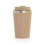 Java RCS recycled dubbel wandige beker 350ML, greige Java RCS recycled dubbel wandige beker 350ML, greige