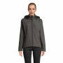 RACE HOODED WOMEN - RACE WOMEN HOODED JACKET - XXL - Houtskool Grijs