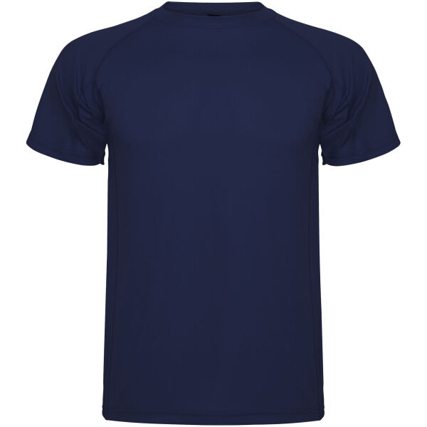 Montecarlo short sleeve men's sports t-shirt - Navy Blue - S