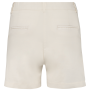 Ecologische chinobermuda dames Ivory 40 FR