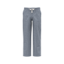 Gestreepte linnen herenbroek Navy Blue Chambray / White Stripes 3XL Gestreepte linnen herenbroek Navy Blue Chambray / White Stripes 3XL