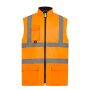 Gewatteerde bodywarmer signalisatie Hi Vis Orange 3XL