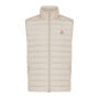IQONIQ Meru heren gerecycled polyester bodywarmer, beige (XXXL)
