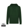 IQONIQ Rila lichtgewicht gerecycled katoen hoodie, forest green (XXXL)