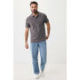 IQONIQ Yosemite gerecycled katoen pique polo, antraciet (XS)