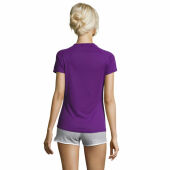 SPORTY WOMEN - SPORTYdames t-shirt 140g - L - Donker Paars