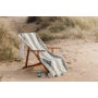 VINGA Valmer lounge handdoek, grijs, beige