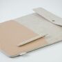 Recycled Felt & Apple Leather Laptop Sleeve Plus 14"
