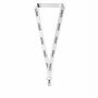 Biologisch katoenen lanyard met zeefdruk