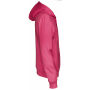 Cottover Gots Full Zip Hood Man Dark Cerise 4XL