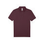 MY POLO 180 Heren korte mouwen Burgundy M