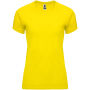 Bahrain sportshirt met korte mouwen voor dames - Geel - S