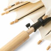 rPET 190T automatische golfparaplu zwart