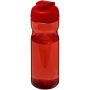 H2O Active® Eco Base 650 ml sportfles met kanteldeksel - Rood/Rood