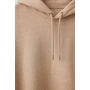 IQONIQ Torres gerecycled katoen hoodie ongeverfd, heather brown (XXXL)