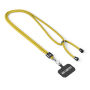 Crossbody, trendy duotone lanyard telefoonhouder van polyester Crossbody, trendy duotone lanyard telefoonhouder van polyester