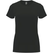 Capri damesshirt met korte mouwen - Dark Lead - 3XL