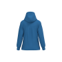 Eco damessweater met capuchon Light Royal Blue XS