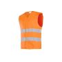 9044 Gilet Elba fluo oranje M