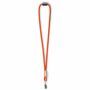 Polyester koord-keycord met bamboe plaatje